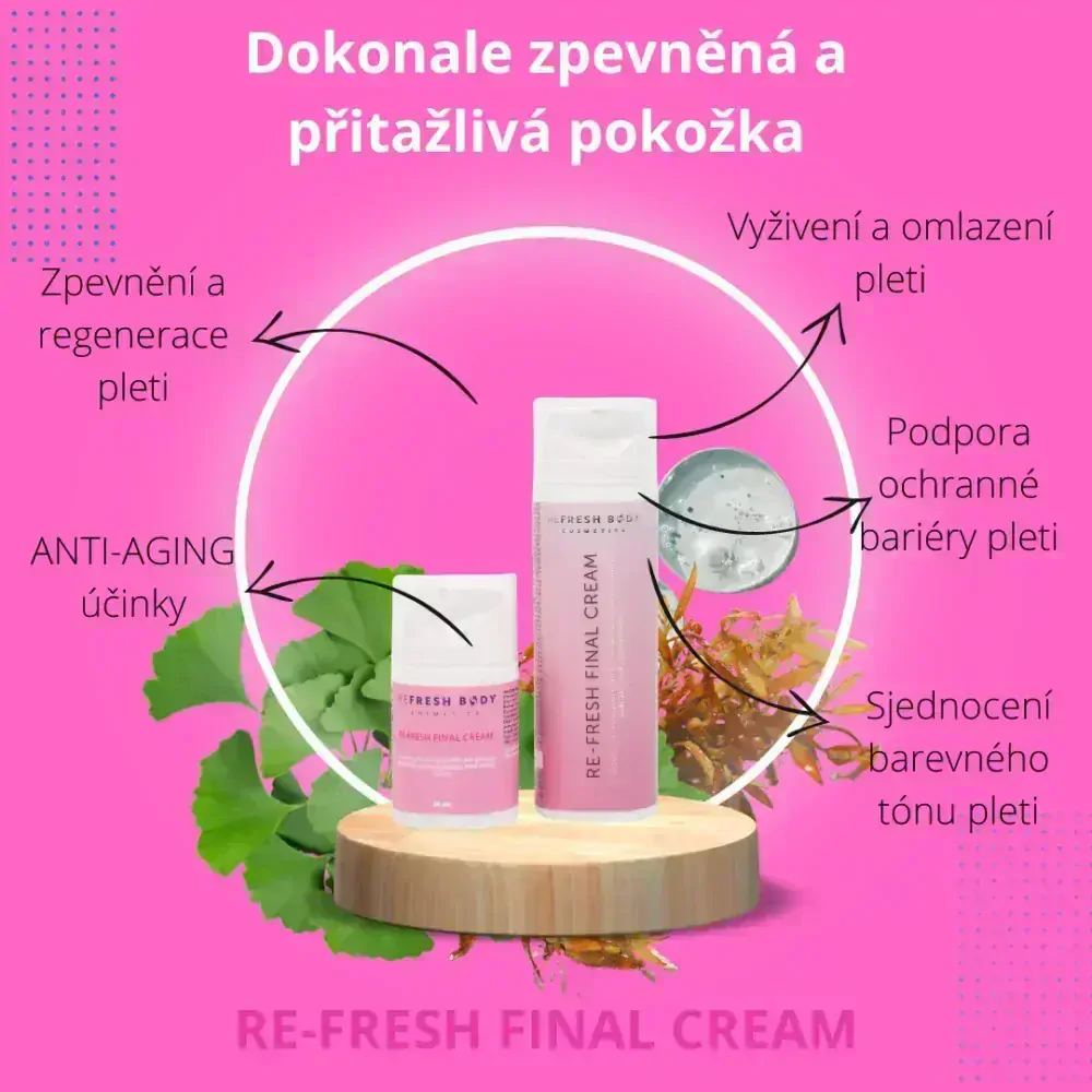Vyživující a omlazující krém pro podporu ochranné bariéry pokožky s ANTI-AGING účinky (50 ml)