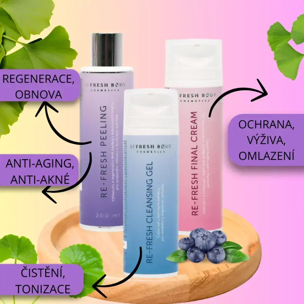 Omlazující, regenerační a vyživující péče 